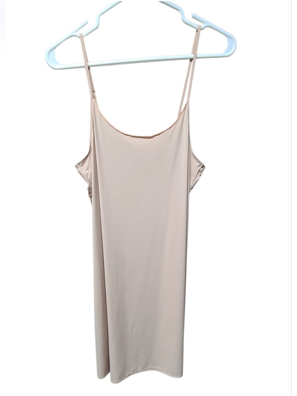 JKY by Jockey Everyday Smoothing Full Slip Dress Nude Beige Size M
